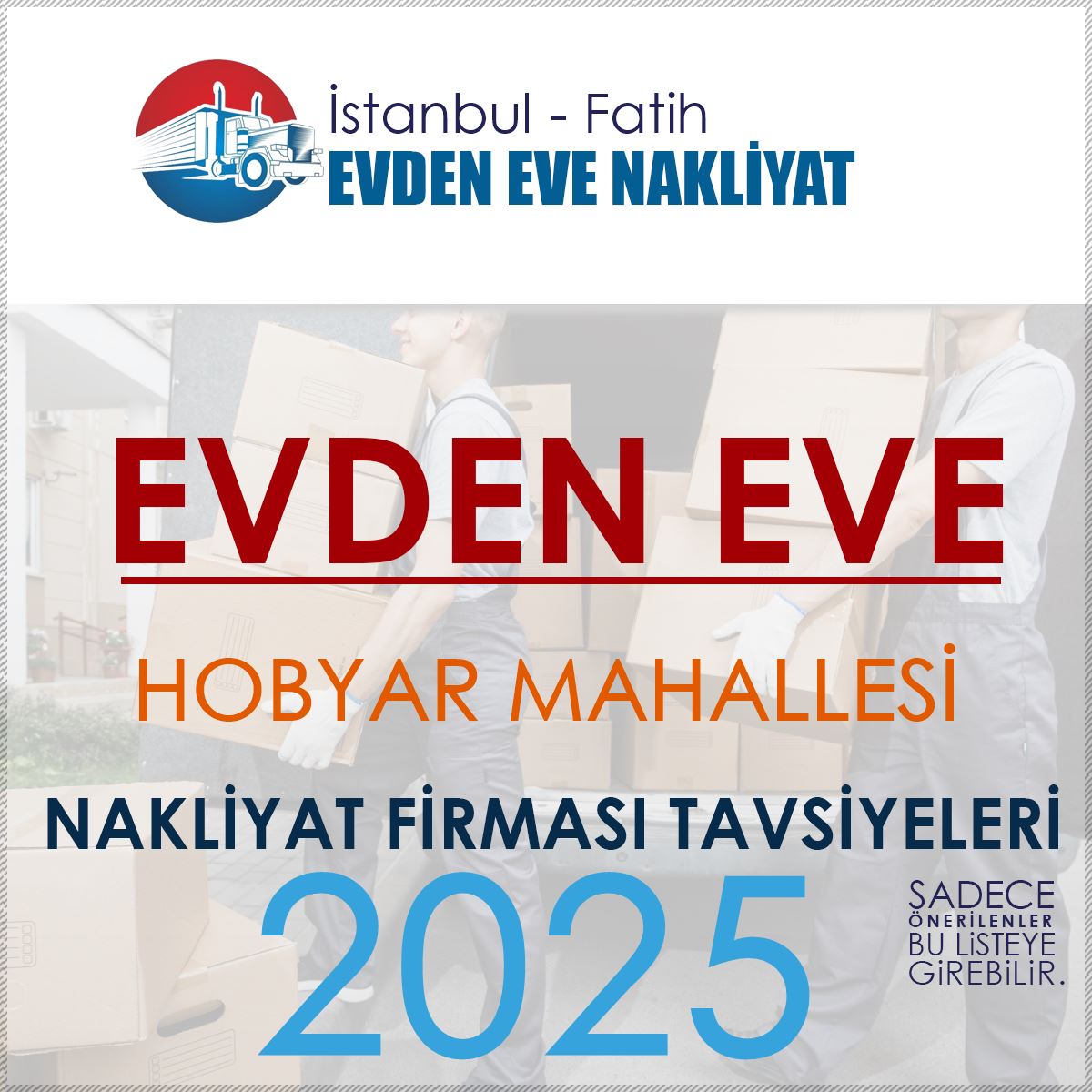 Hobyar Evden Eve Nakliyat Firmaları