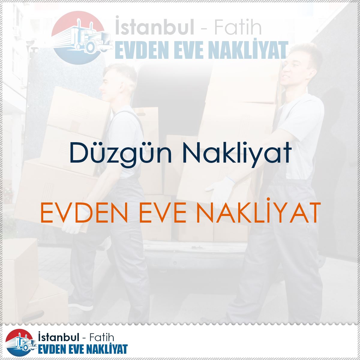 Düzgün Nakliyat : Kapak Görseli