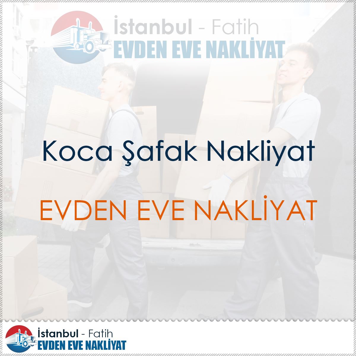 Koca Şafak Nakliyat : Kapak Görseli
